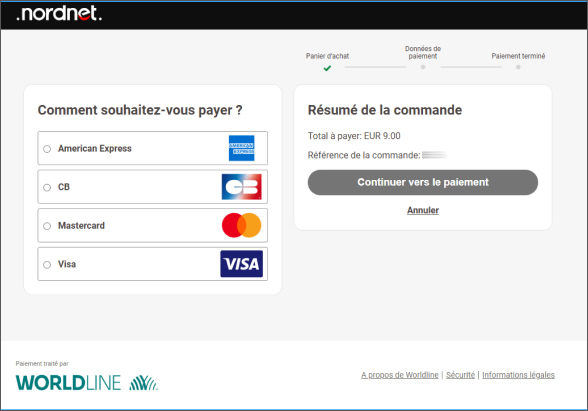 paiement par carte bancaire ou paypal